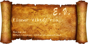 Eisner Viktória névjegykártya